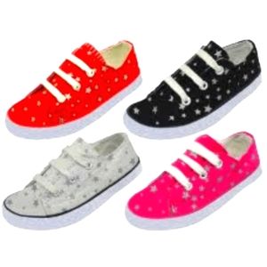 Toddler Girls Canvas Sneakers.